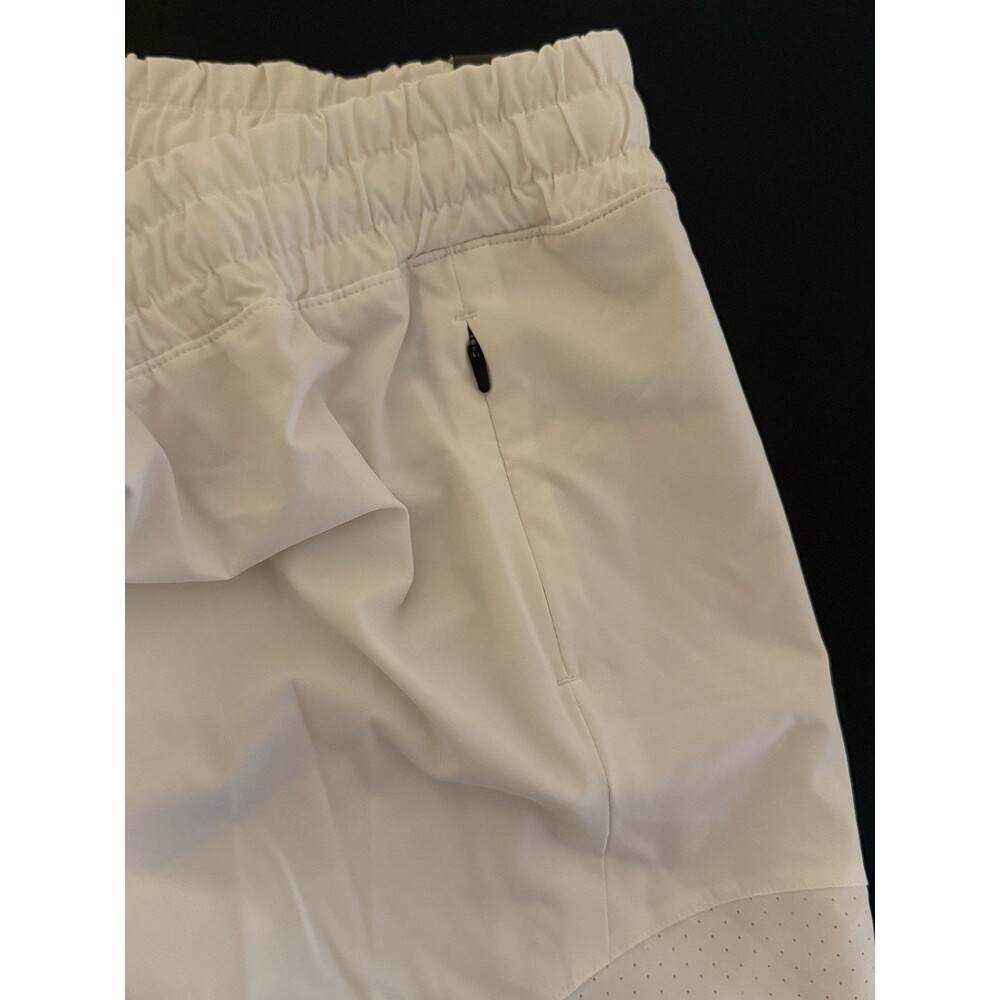 CALIA Infinity Run Short Womens XL Pure White Mid-Rise 3" Inseam Relaxed Fit NWT - Picture 3 of 5